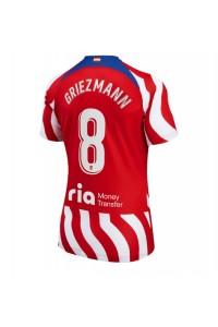 Atletico Madrid Antoine Griezmann #8 Fotballdrakt Hjemme Klær Dame 2022-23 Korte ermer